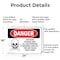 Signmission Pesticide Storage Area Danger Sign, Aluminum, 24in W x 18in L, 2PK OS-2PACK-DS-A-1824-L-1523 - alternate 6